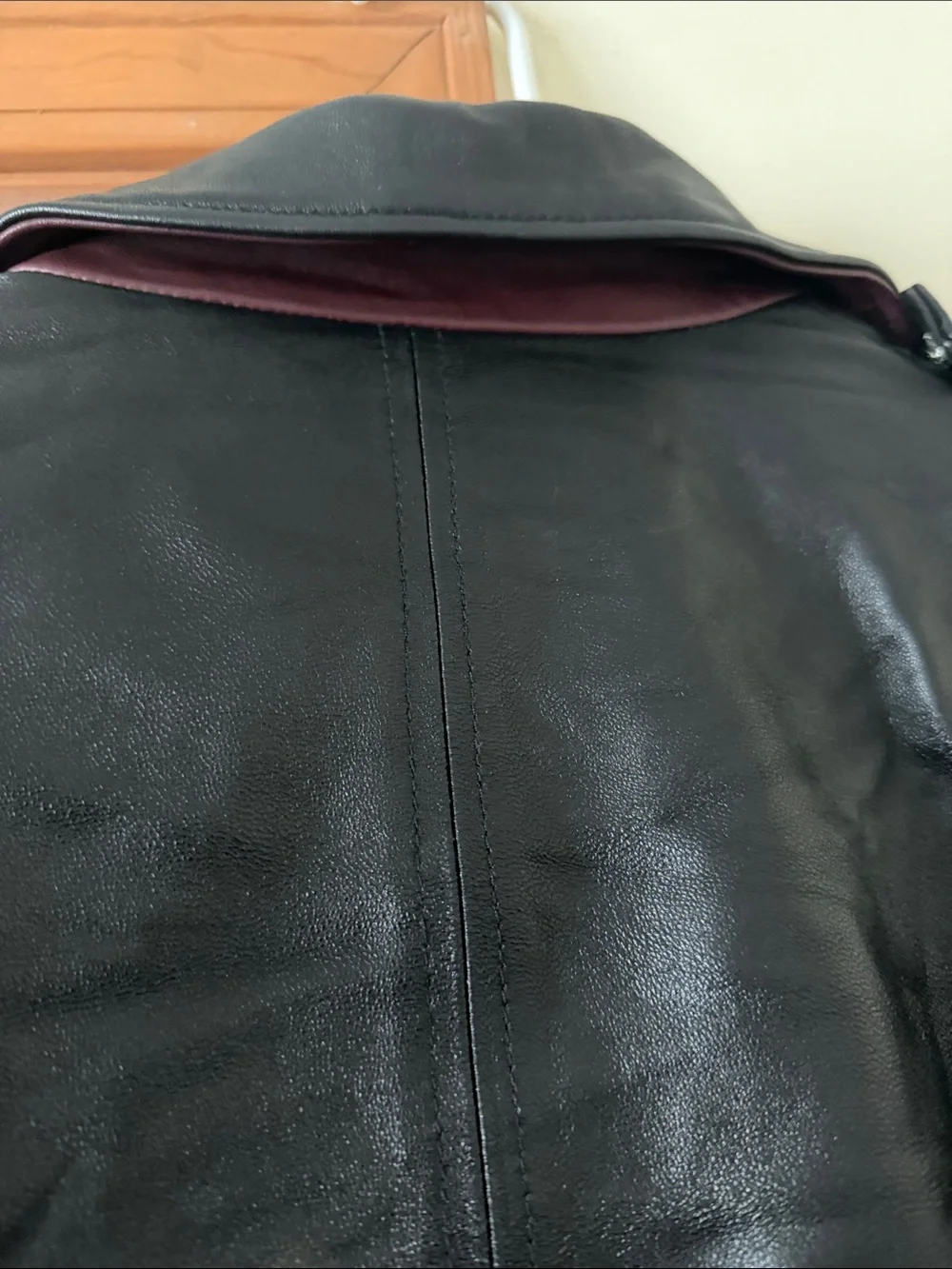 Sam Edelman Black 100% Lamb Leather Moto Biker Jacket Originally $598 - Picture 9 of 12